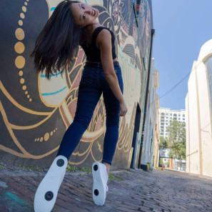 Fuego Low-Top Sneaker mit Drehpunkten @Ballett Shop