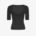 Top kurzarm mit offenem Rücken S0784 Repetto