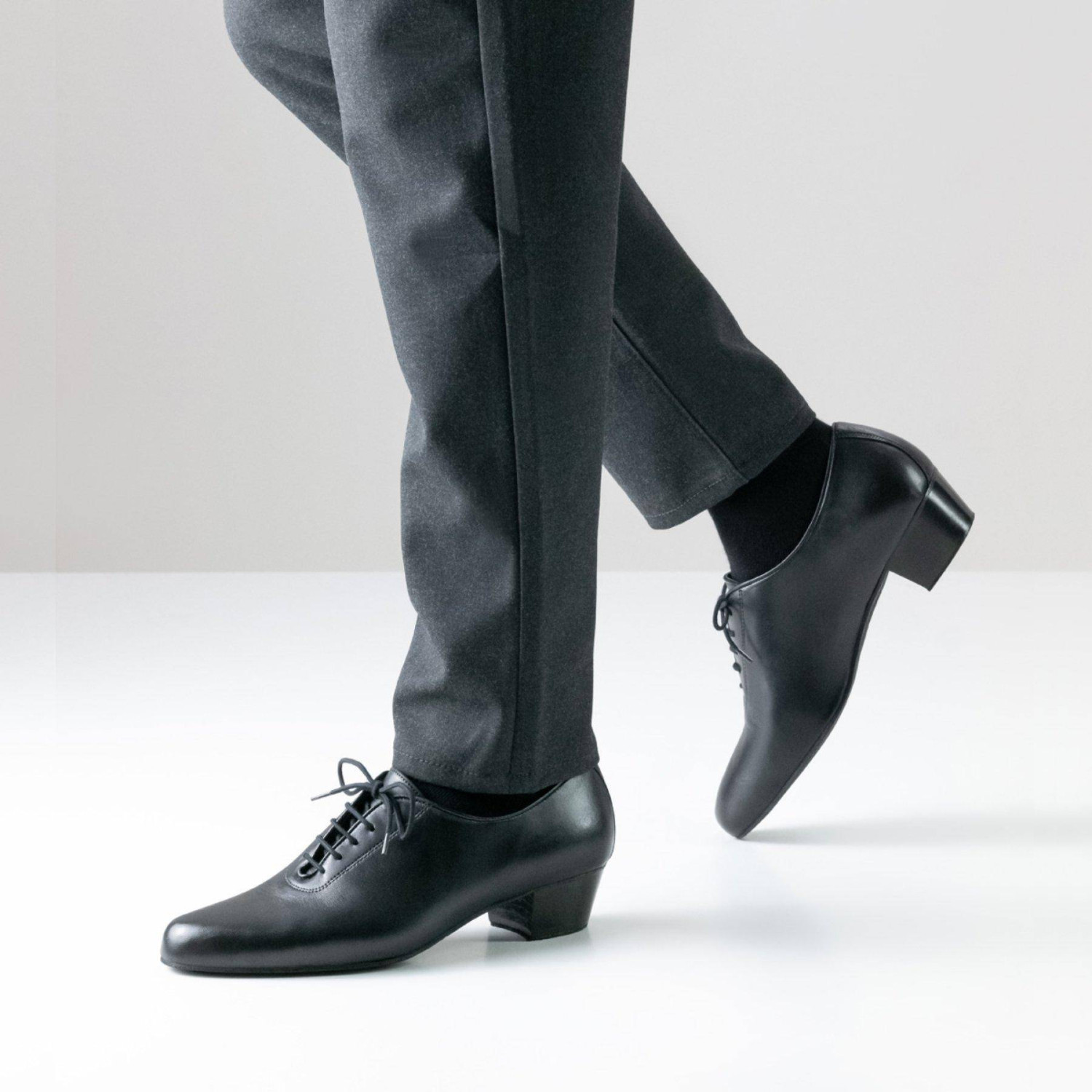 Herrentanzschuhe Latin Forli 28019 Nappaleder Latinabsatz Werner Kern