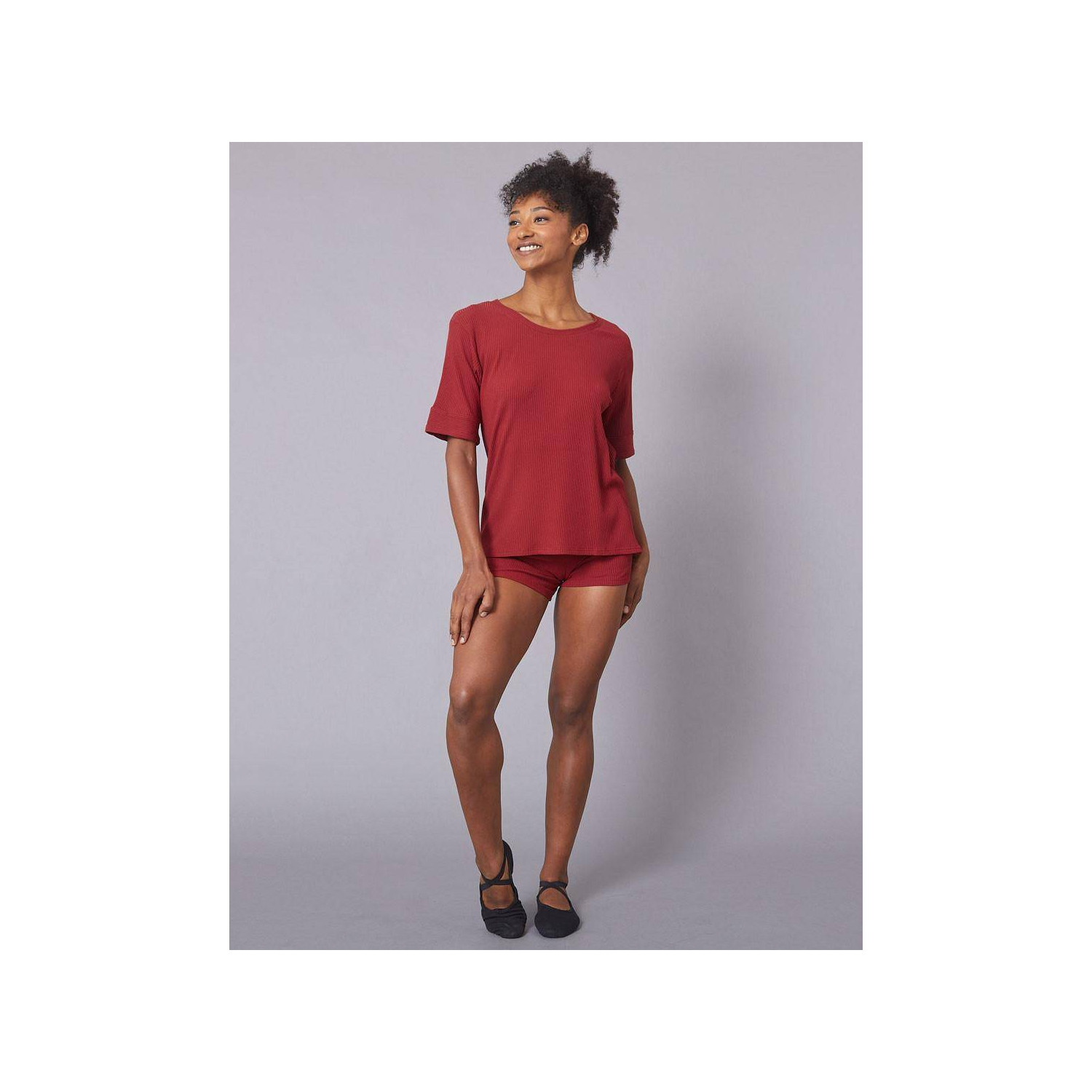 Gerippte Shorts 2 in 1 RENO Temps Danse im Ballett Shop