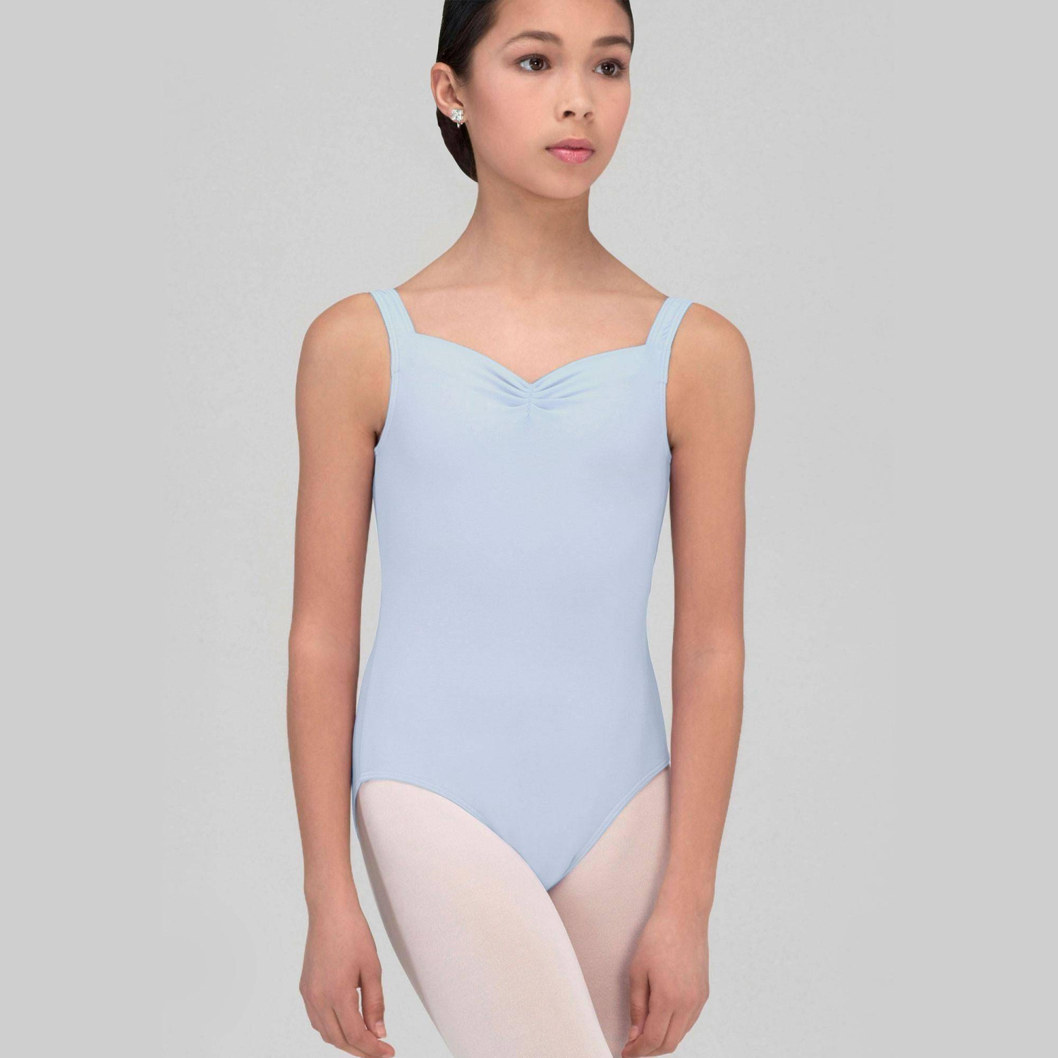 Tanztrikot Damen breite Träger gerafft FAUSTINE Wear Moi