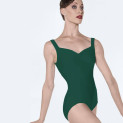 Tanztrikot Damen breite Träger gerafft FAUSTINE Wear Moi