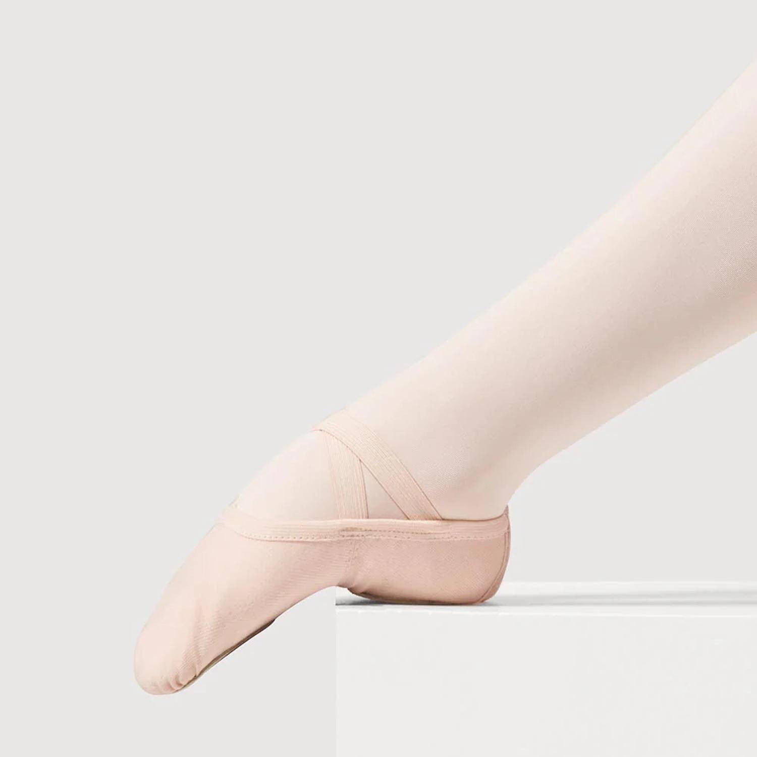 Kinder Performa Schläppchen Stretch-Leinen 284G Bloch