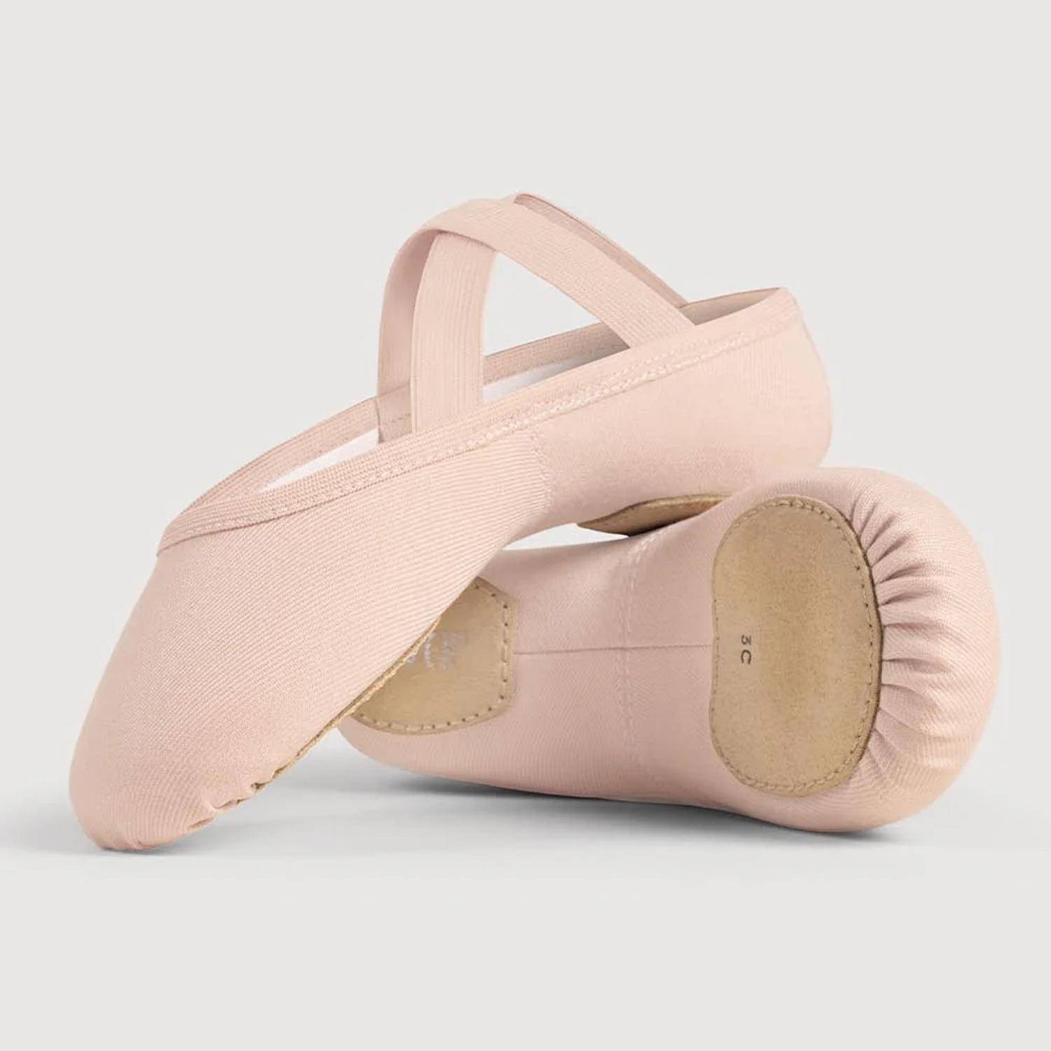 Kinder Performa Schläppchen Stretch-Leinen 284G Bloch