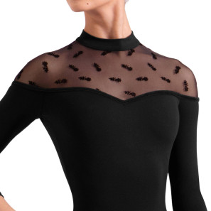 Trikot 3/4 Arm Blumenstickerei L60004 Bloch Opulence