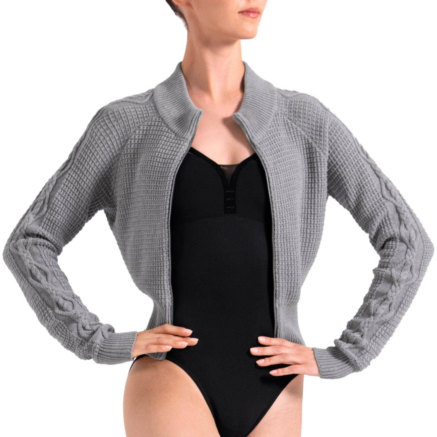 Strickjacke mit Reissverschluss J13004 Bloch Opulence