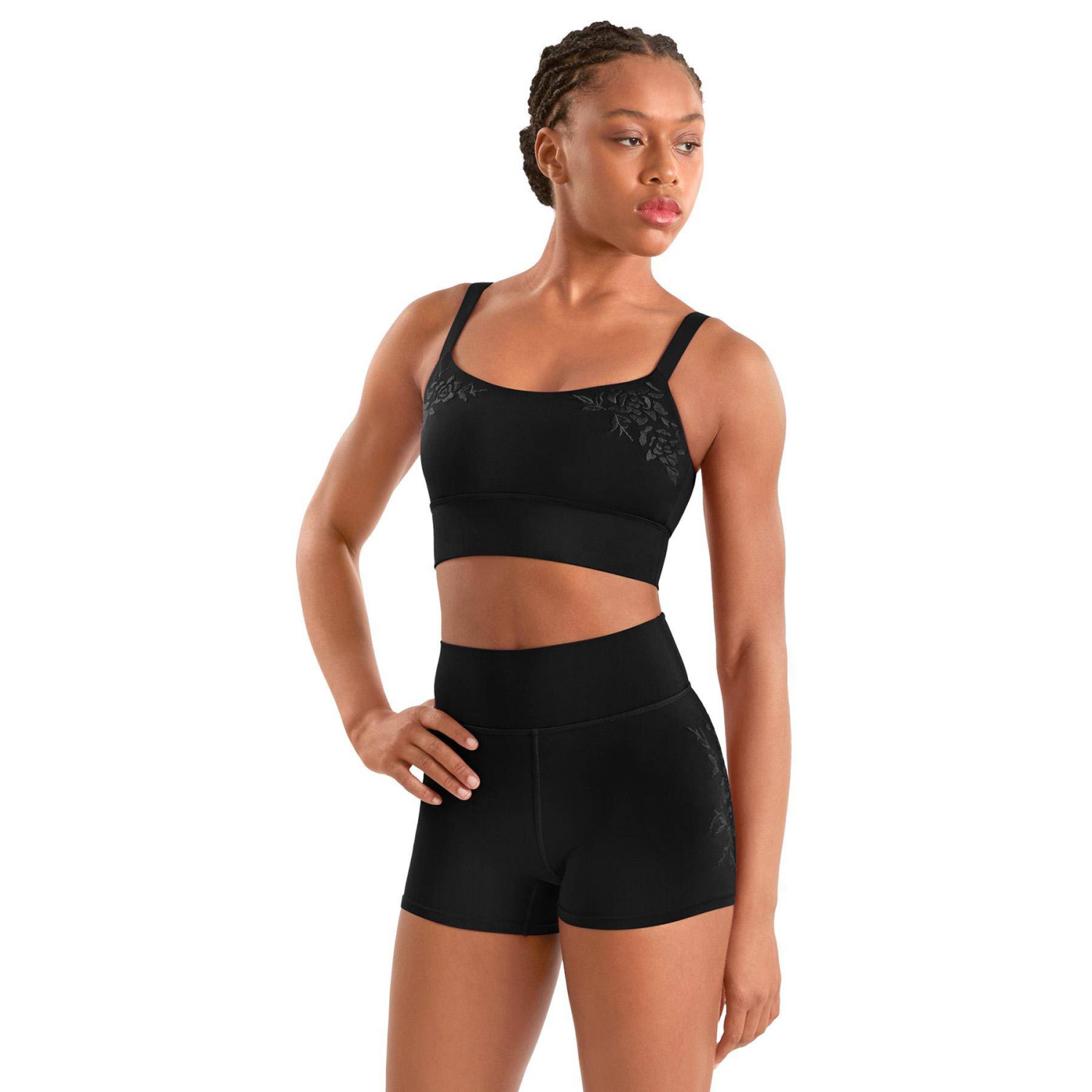 Crop Top bestickt M30017L Mirella Adagio