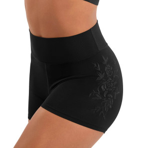 Shorts bestickt mit hohem Bund M90007L Mirella Adagio