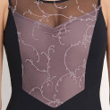 Ballett-Body mit floralem Flocktüll und breiten Trägern 31741 Intermezzo 
