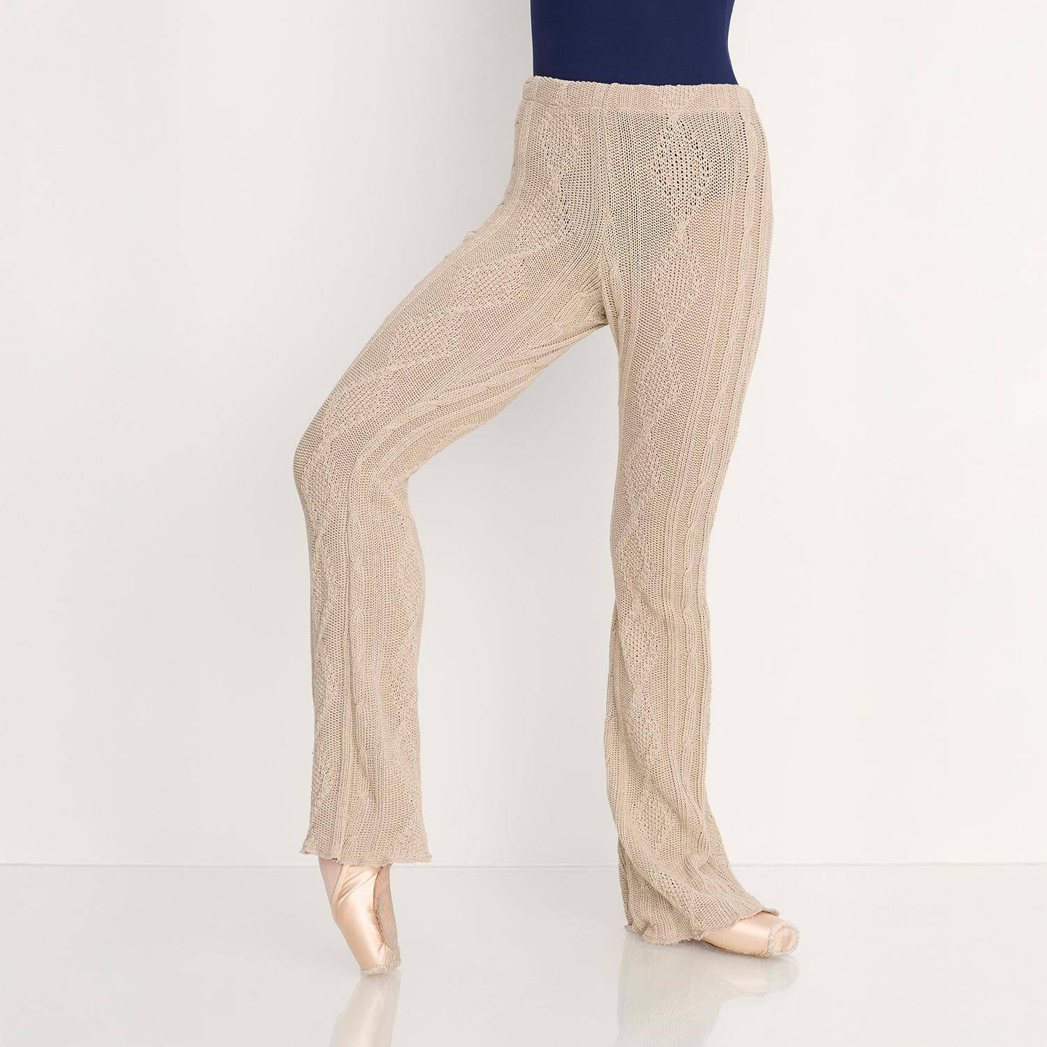 Flare-Strickhose aus Baumwolle 5578 Intermezzo 