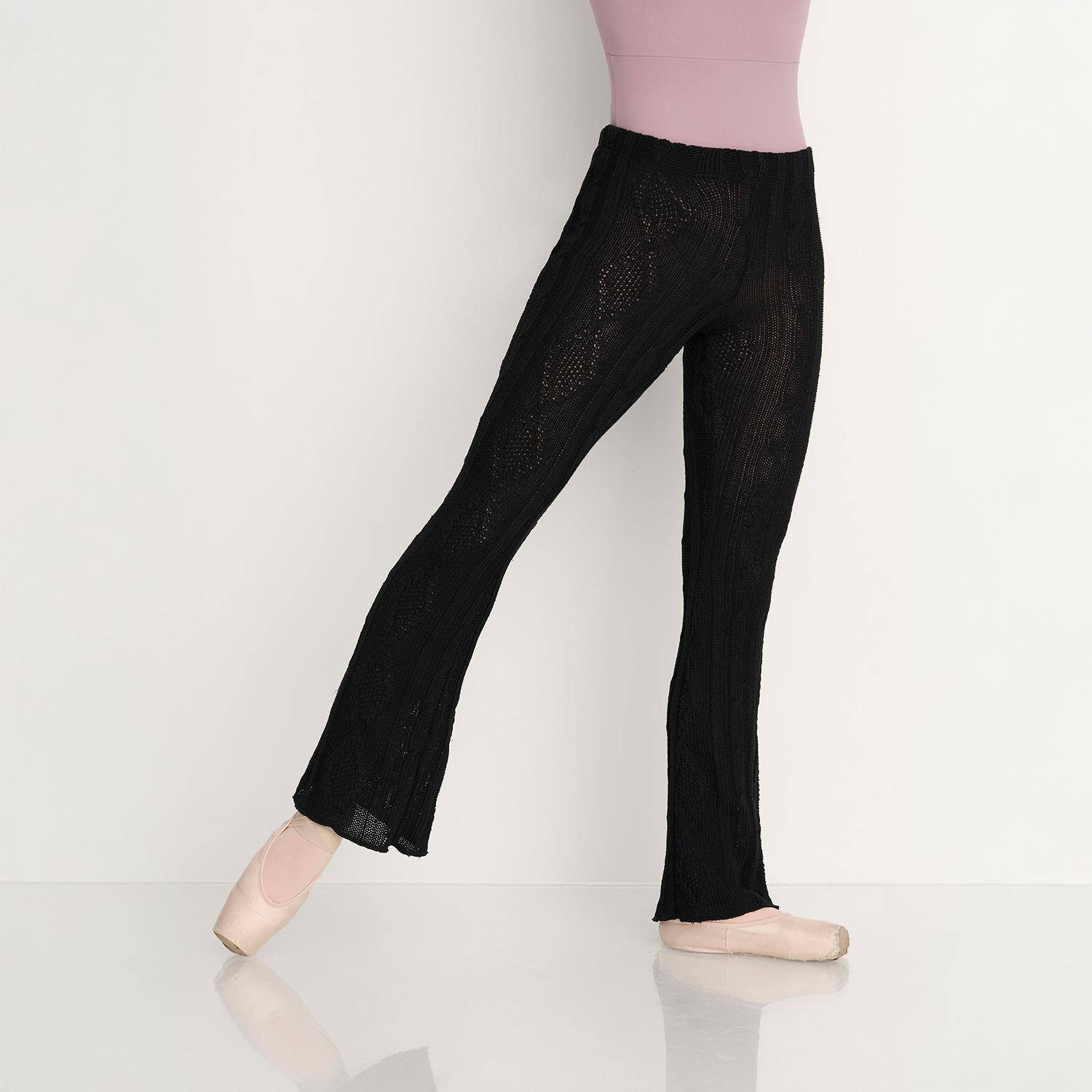 Flare-Strickhose aus Baumwolle 5578 Intermezzo 