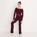 Flare-Strickhose aus Baumwolle 5578 Intermezzo 