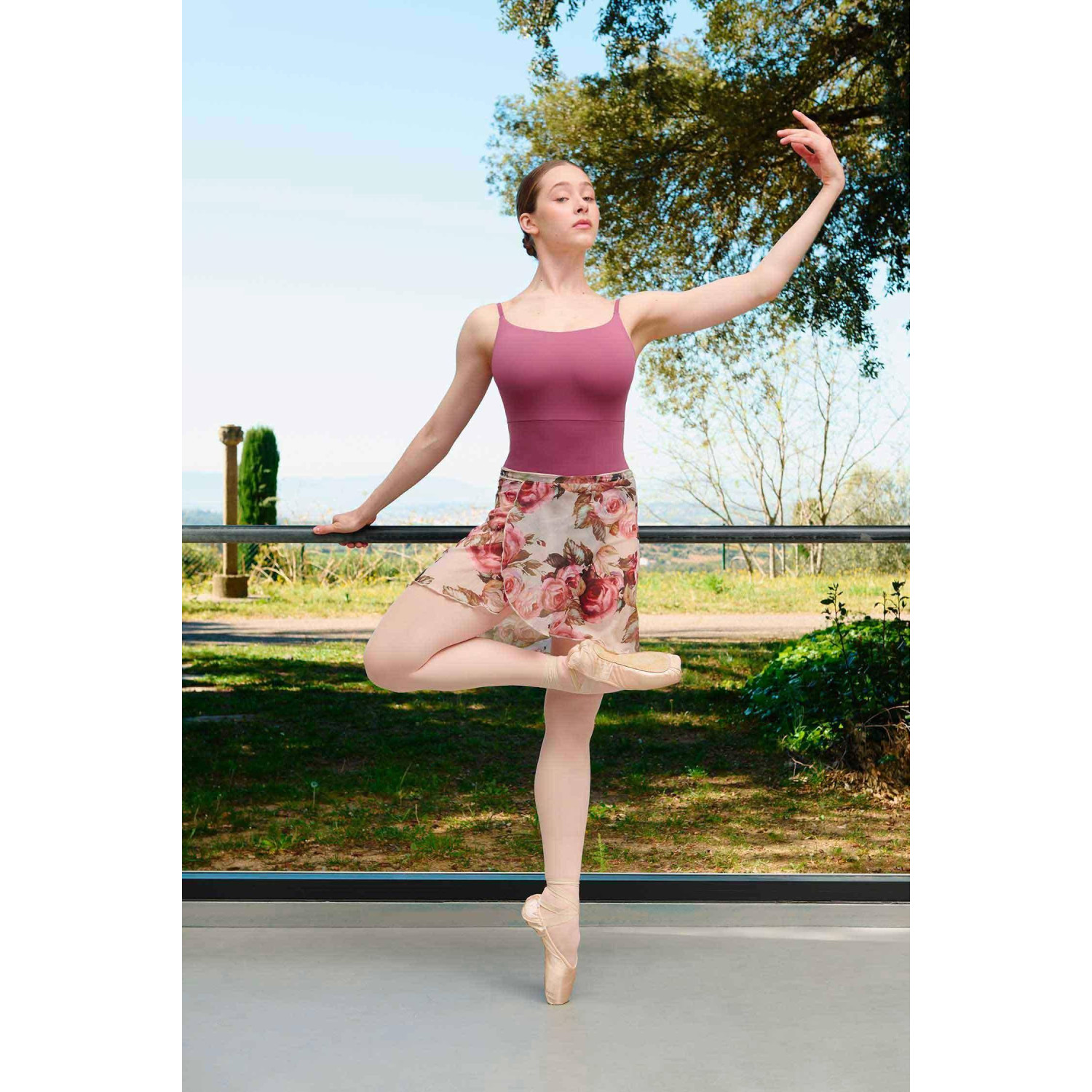 Ballettrock aus floralem Chiffon 7728 Intermezzo 