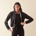 Kurze Fleece-Jacke mit Reissverschluss S0776 Repetto