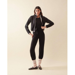 Kurze Fleece-Jacke mit Reissverschluss S0776 Repetto