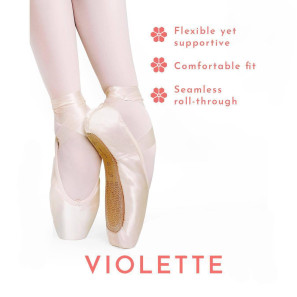 Violette Spitzenschuh M Shank von Virtisse