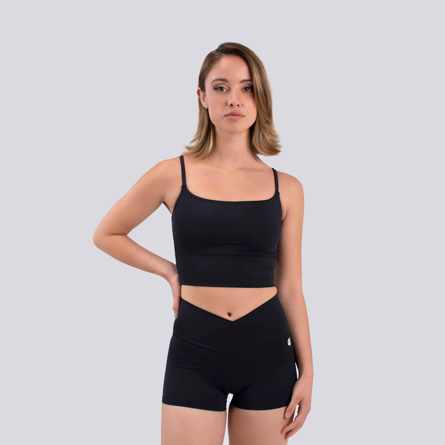 Crop Top bauchfrei Camisole Criss Cross 6653 Intermezzo | Ballett Shop