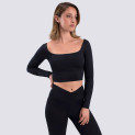 Crop Top Langarm mit Cups 6655 Intermezzo | Ballett Shop