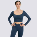Crop Top Langarm mit Cups 6655 Intermezzo | Ballett Shop