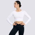 Croptop langarm Rückencutout Grayson 6656 Intermezzo