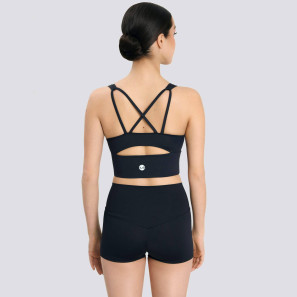 Shorts high waisted Crisscross-Bund Genevieve 5566 von Intermezzo