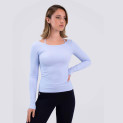Top langarm mit Boot-Ausschnitt und Crisscross Gardenia 6660 von Intermezzo