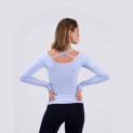 Top langarm mit Boot-Ausschnitt und Crisscross Gardenia 6660 von Intermezzo