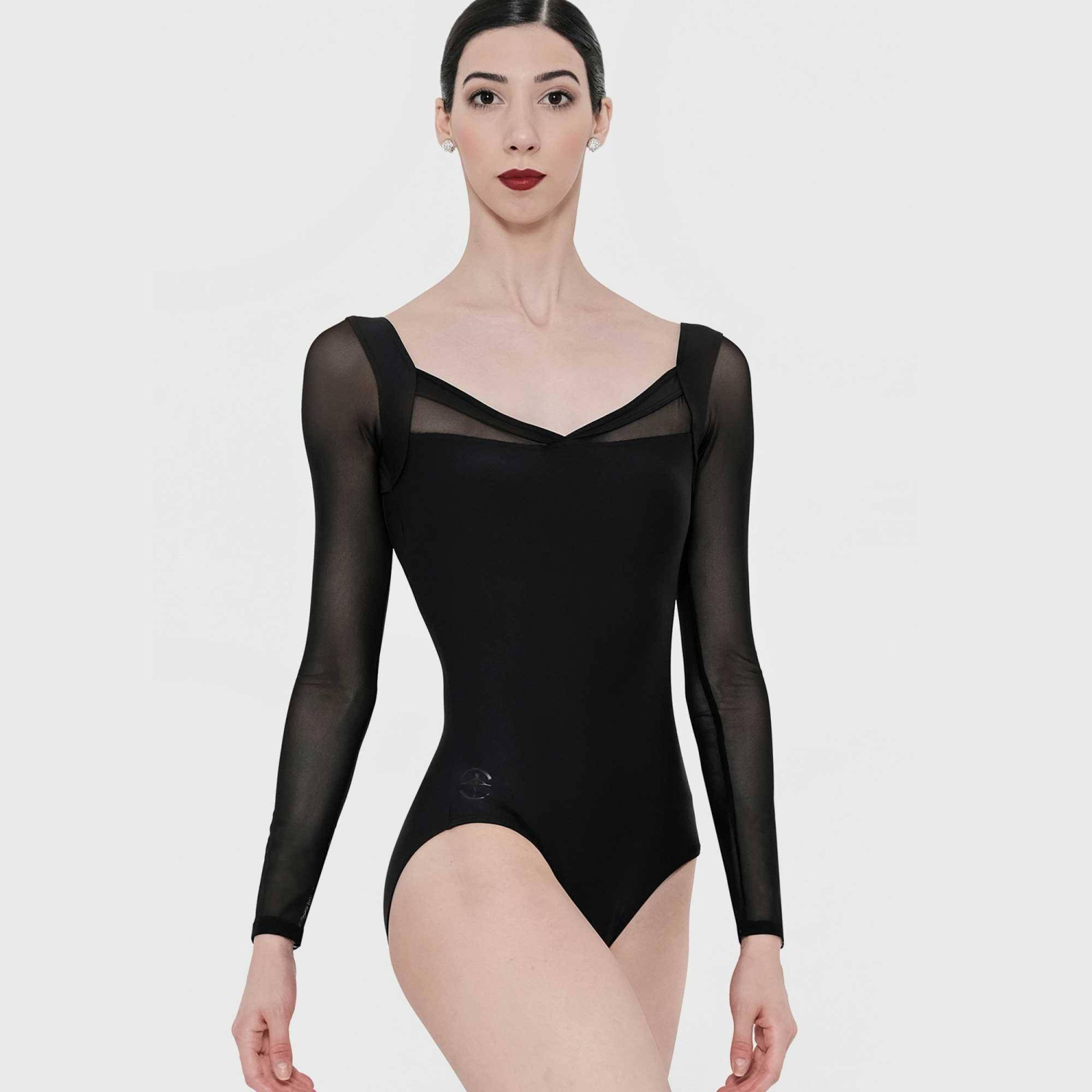 Trikot mit langen Tüllärmeln LAVANDE Wear Moi im Ballett Shop