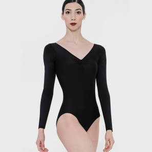 Trikot mit langen Tüllärmeln LAVANDE Wear Moi im Ballett Shop