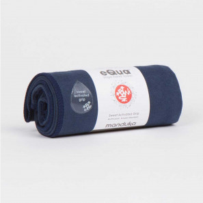 Equa® Yoga Hand Towel Manduka - midnight blue