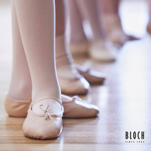 Ballettschuhe Kinder 205G Leder mit ganzer Sohle von Bloch