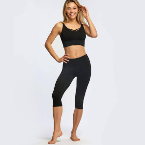 Capri Hose Noir Voyance Temps Danse