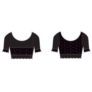 Warm Up Ballett Top ROSEA Wear Moi