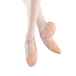 Kinder Trainingsschuh 203G aus Stoff/Leder mit geteilter Sohle von Bloch
