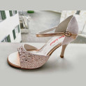 BLONDY Latin Dance Schuhe Poudre Nieten Ballroom im Ballett Shop