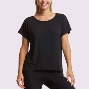 T-Shirt aus Bambusviskose BADINE von Temps Danse im Ballett Shop