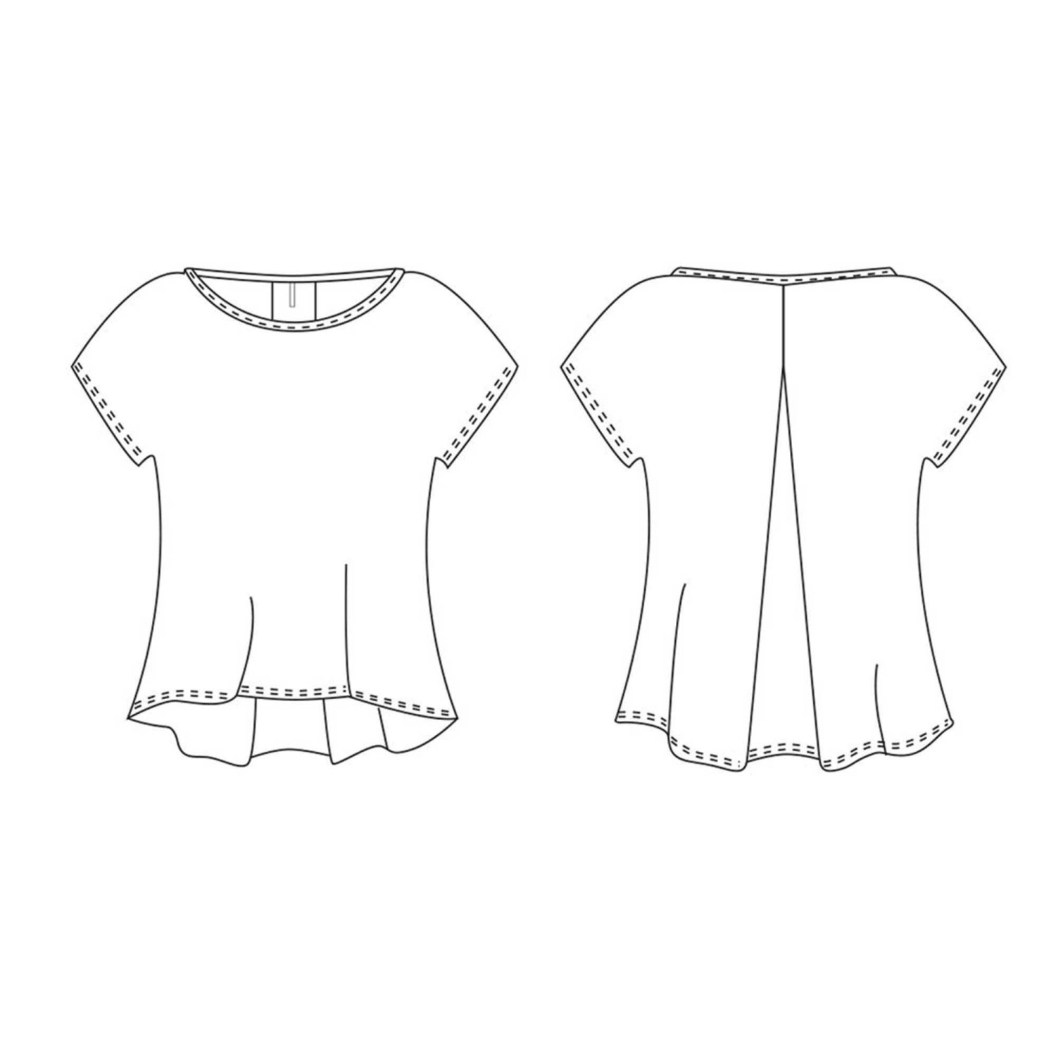 T-Shirt aus Bambusviskose BADINE von Temps Danse im Ballett Shop