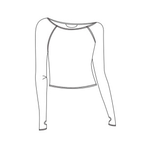 Tanz Top mit Daumenloch EVER von Temps Danse im Ballett Shop