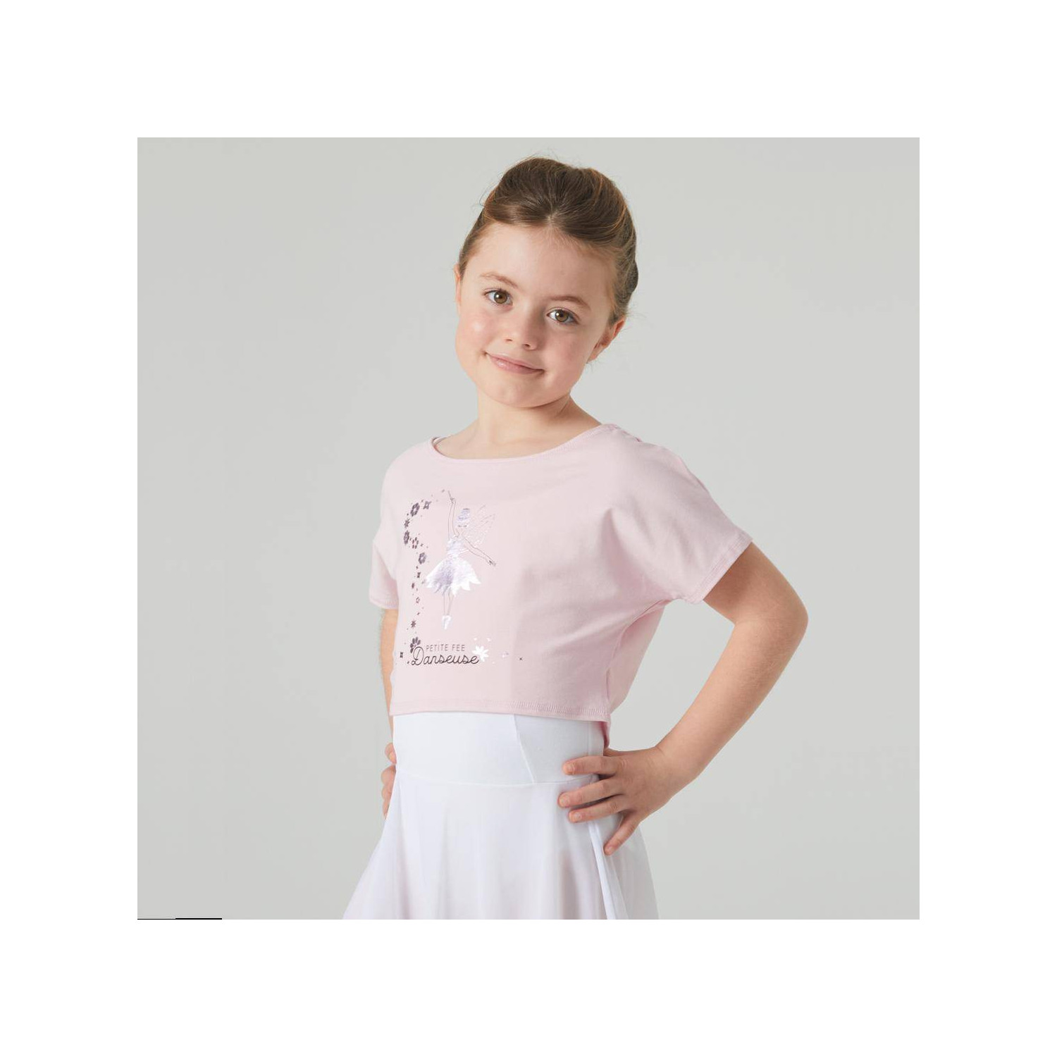 Crop Top Kinder Feenlogo AGILE-JR-FEE von Temps Danse | Ballett Shop