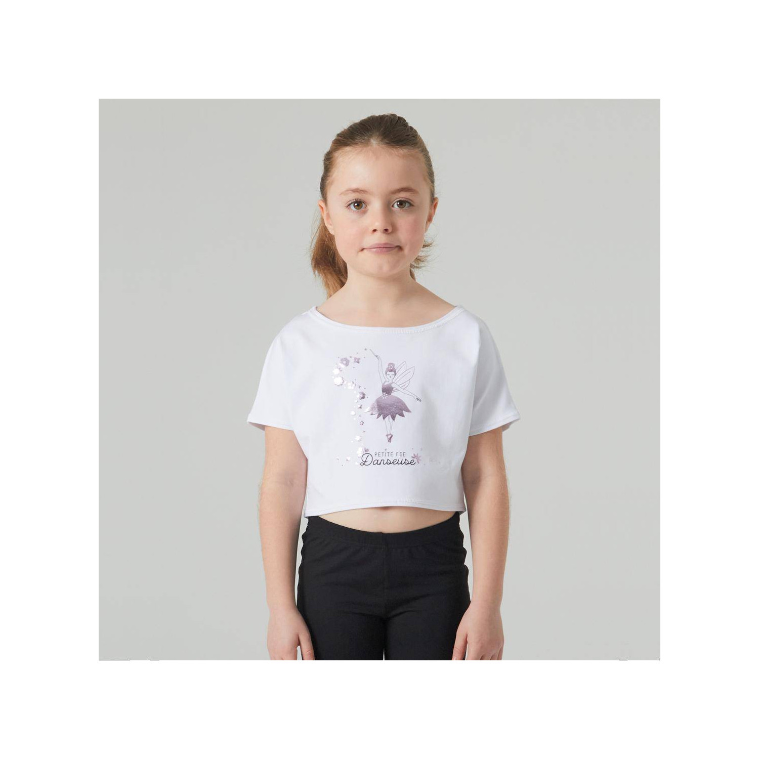 Crop Top Kinder Feenlogo AGILE-JR-FEE von Temps Danse | Ballett Shop