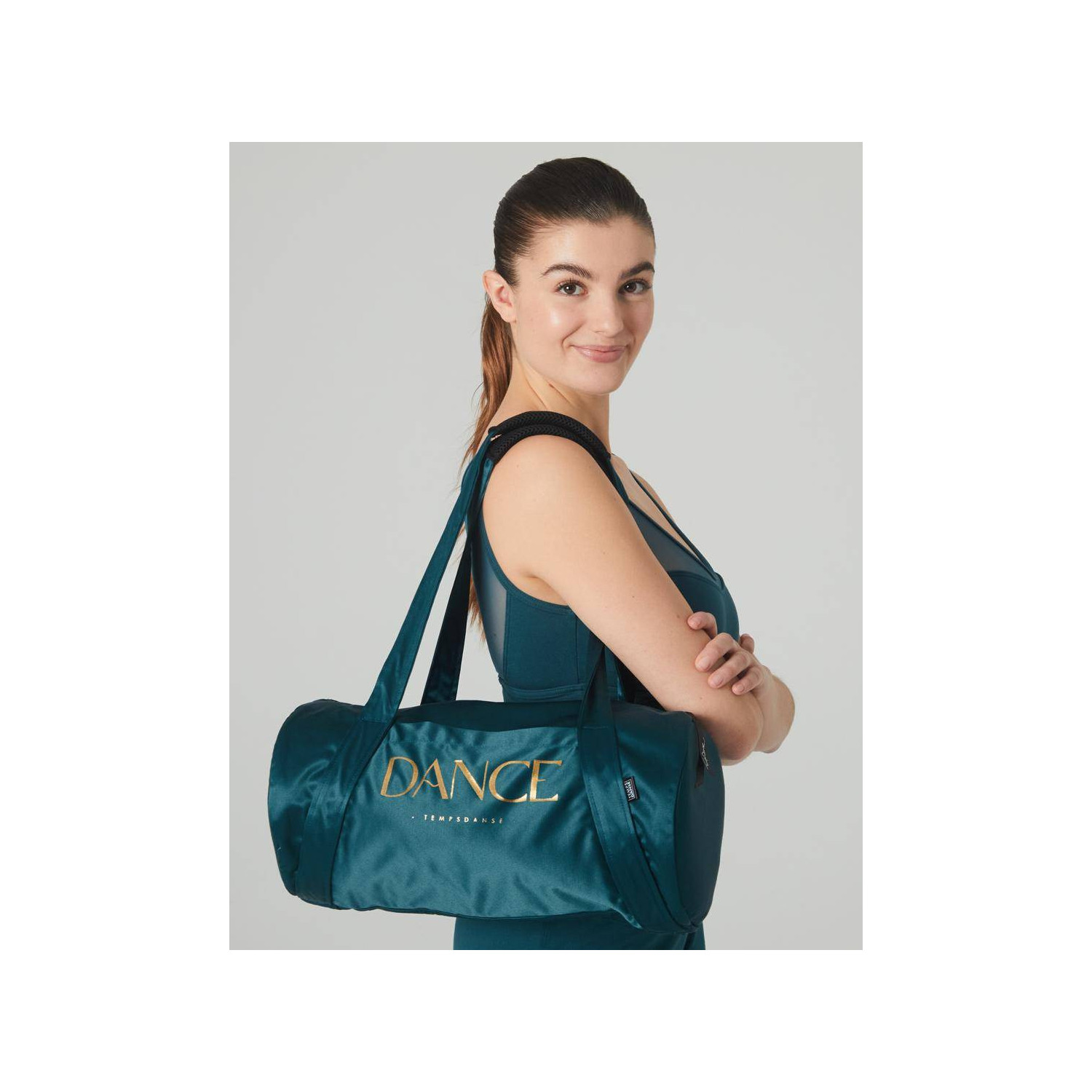 Duffel Bag satin SAMY DANCE pavone und ballerine von Temps Danse