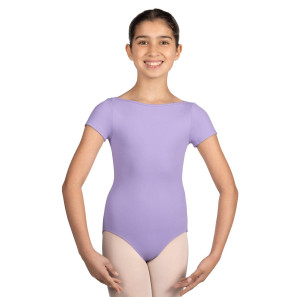 Kindertrikot kurzarm mit gekreuzten Rückenpanels | Ballett Shop Zürich