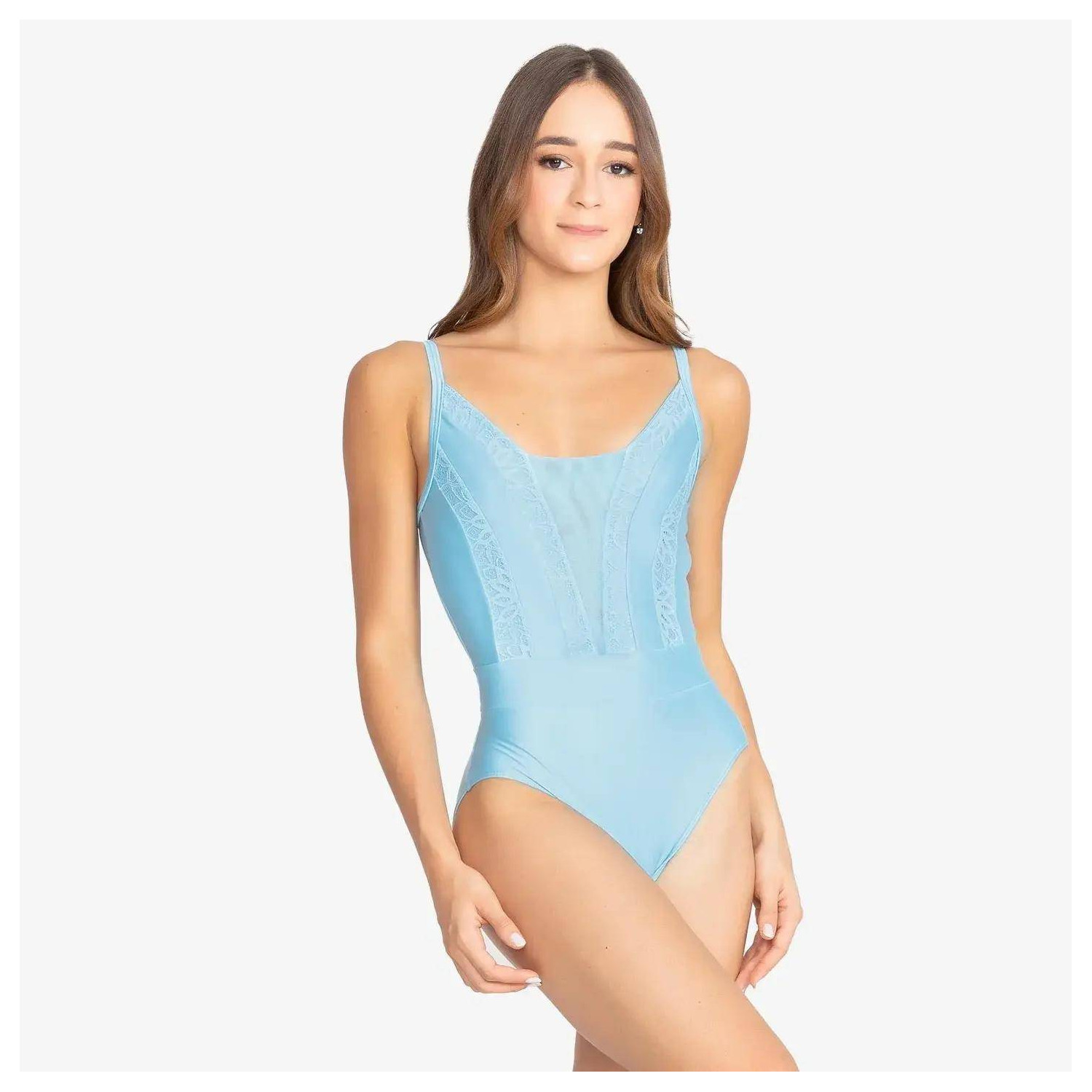 Trikot Spaghettiträger Spitze Ester RDE2782 So Danca
