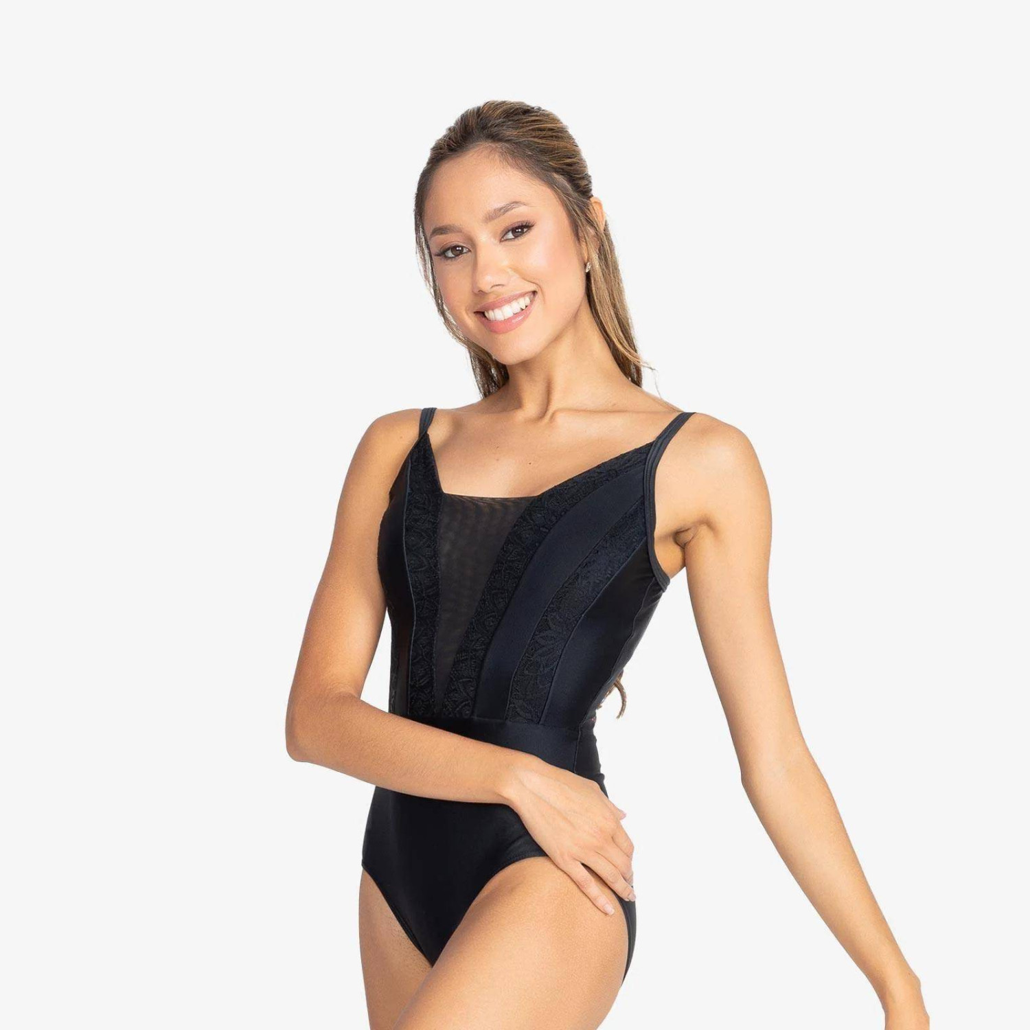 Trikot Spaghettiträger Spitze Ester RDE2782 So Danca