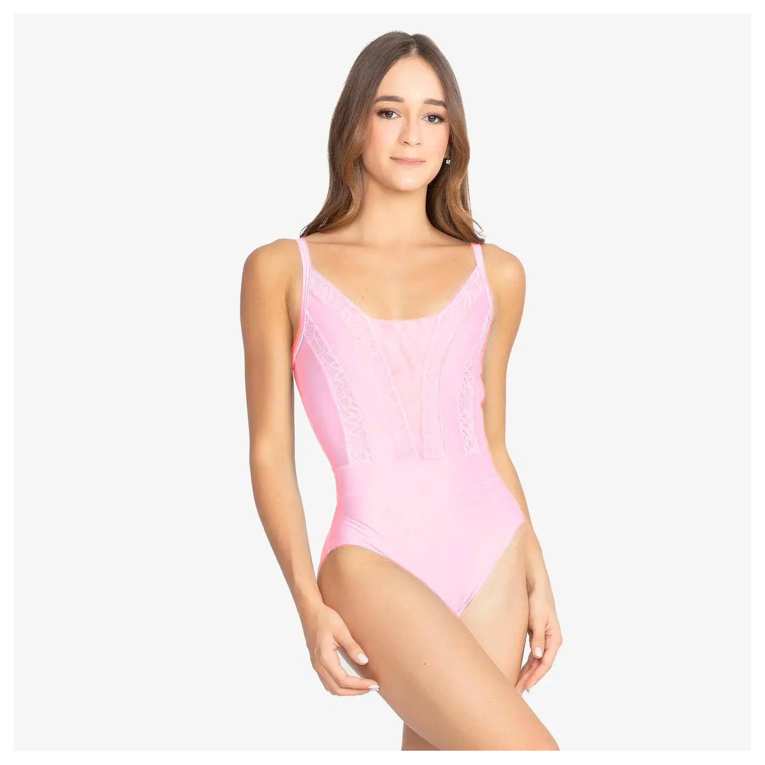 Trikot Spaghettiträger Spitze Ester RDE2782 So Danca