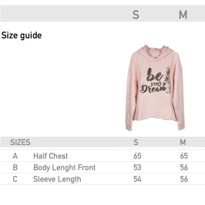 Kapuzenpullover mit Aufdruck LG-SW-154P LikeG. im Ballett Shop