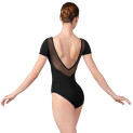 Trikot kurzarm V-Rücken geflochten L9242 Bloch | Ballett Shop Zürich