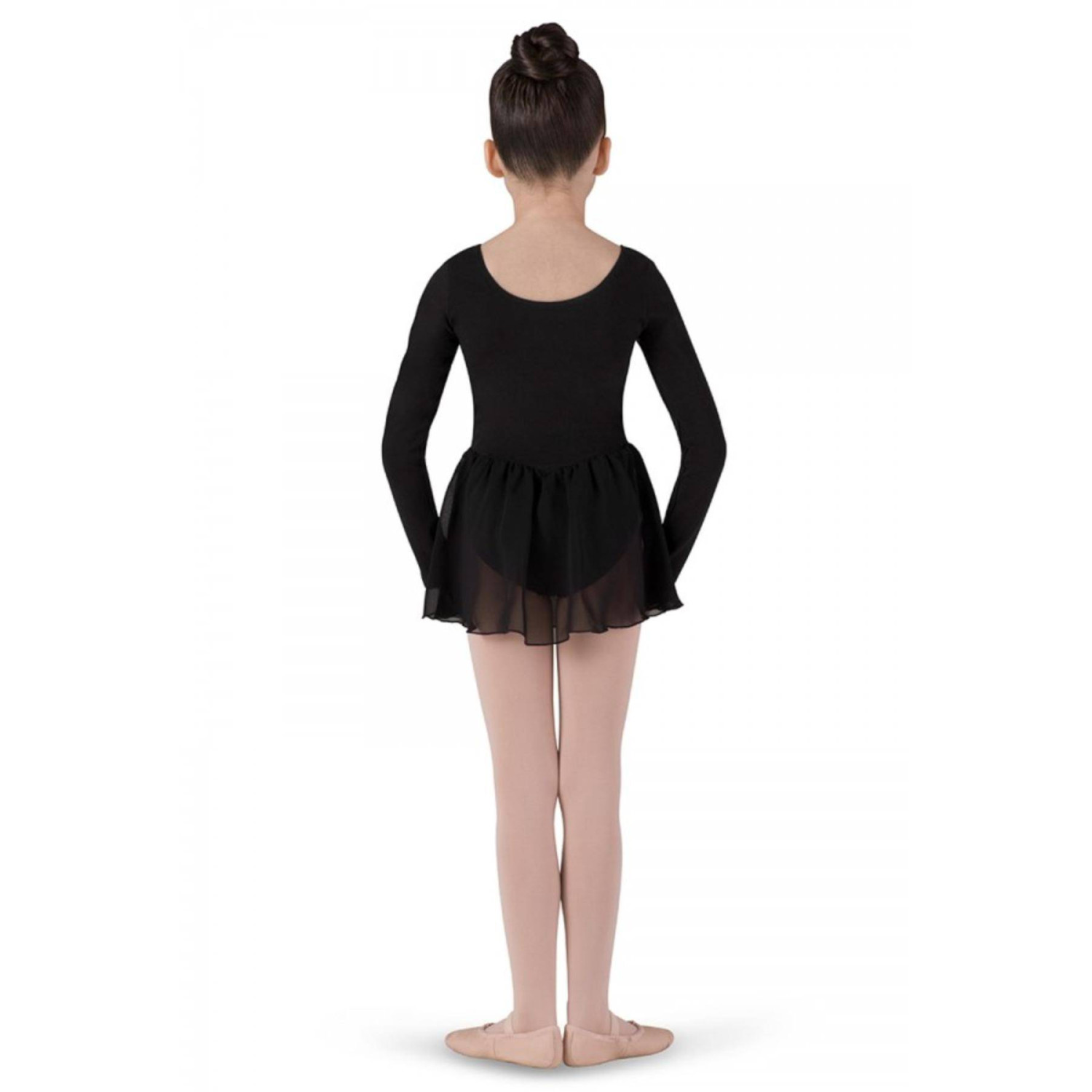 Tanzdress Kinder langarm mit Chiffonrock von Bloch