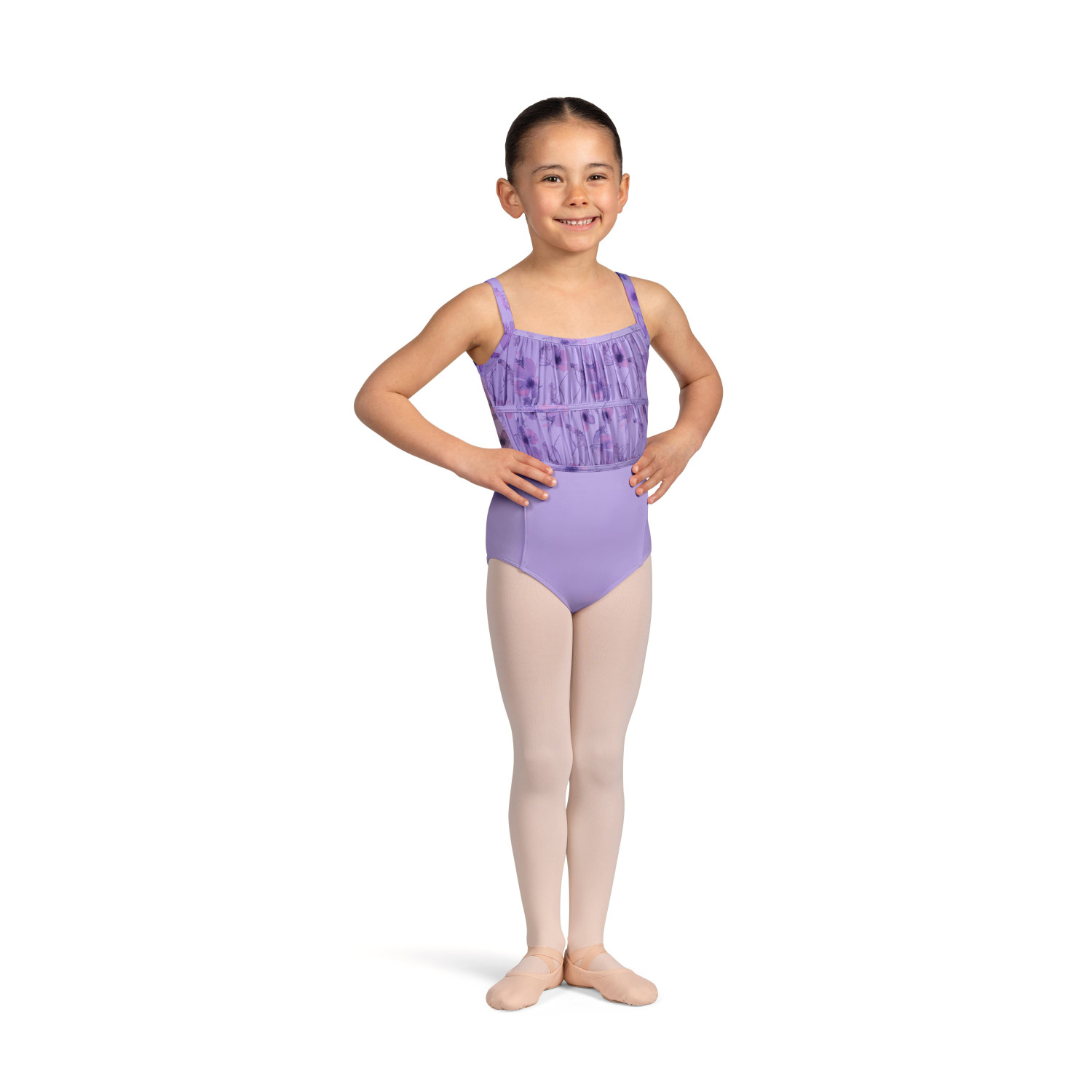 Kinder-trikot mit gerafftem Meshdetail Bloch | Ballett Shop Zürich