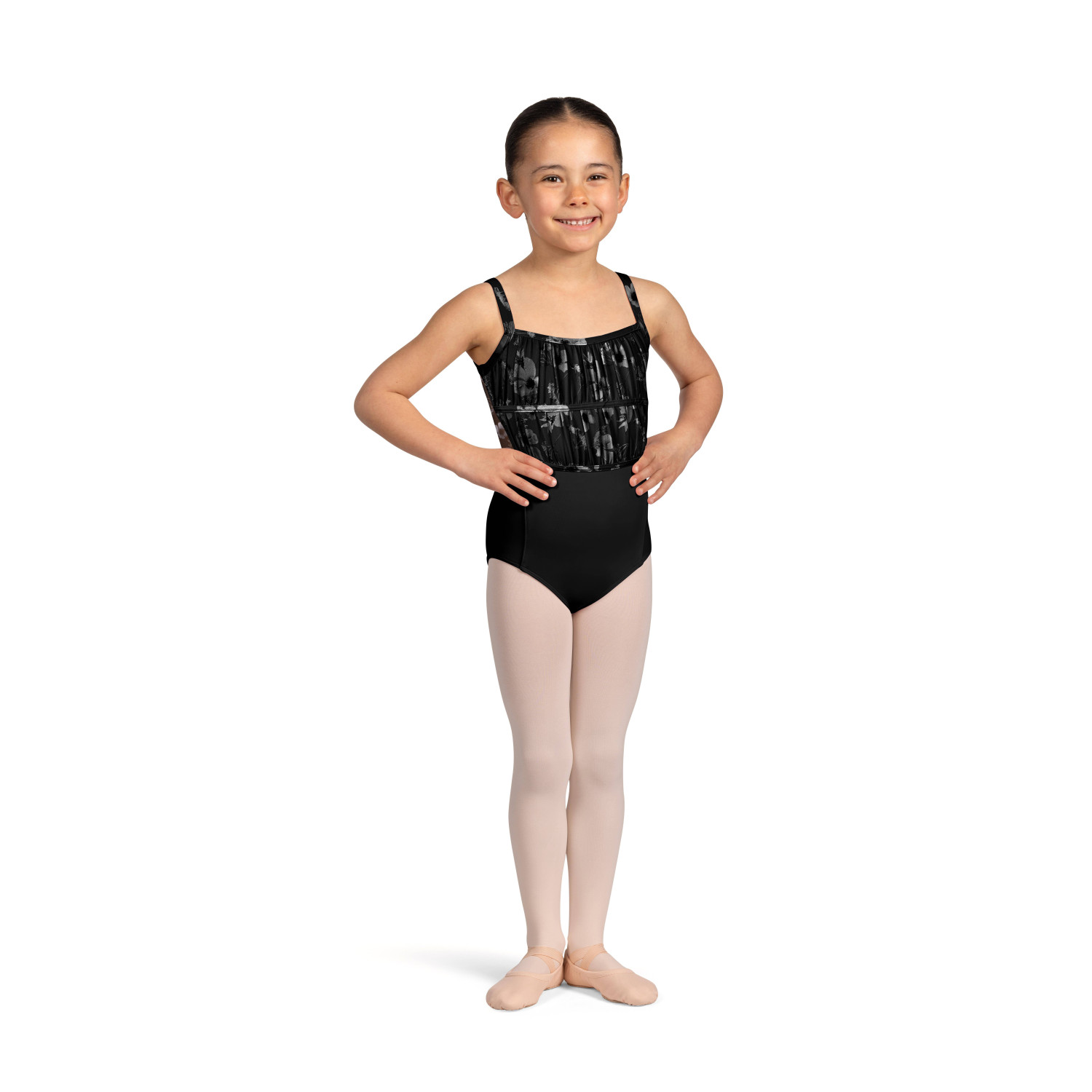 Kinder-trikot mit gerafftem Meshdetail Bloch | Ballett Shop Zürich